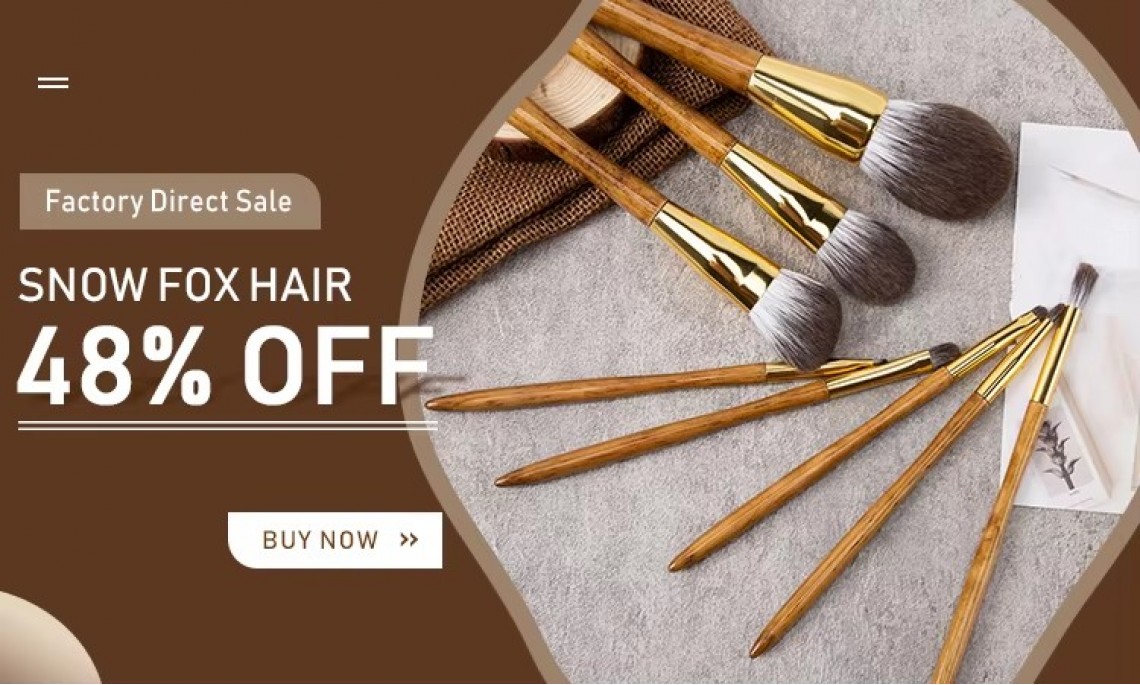 factory direct sale snow fox hair